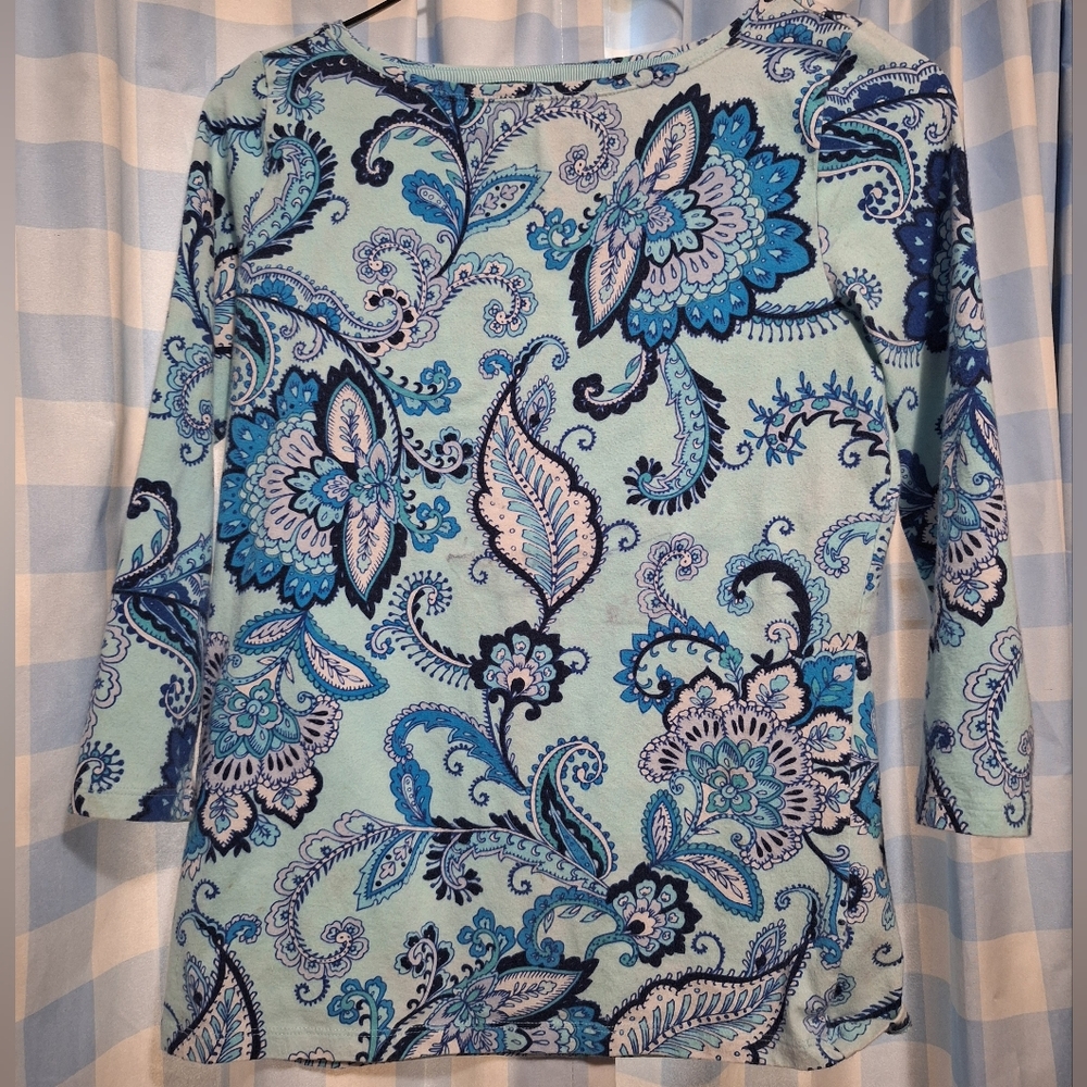 Talbots Pretty Paisley Women's Tee